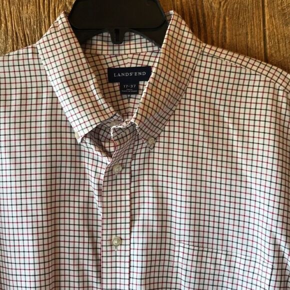 Men’s Lands End Dress Shirt 17-37 Tall - Picture 3 of 5
